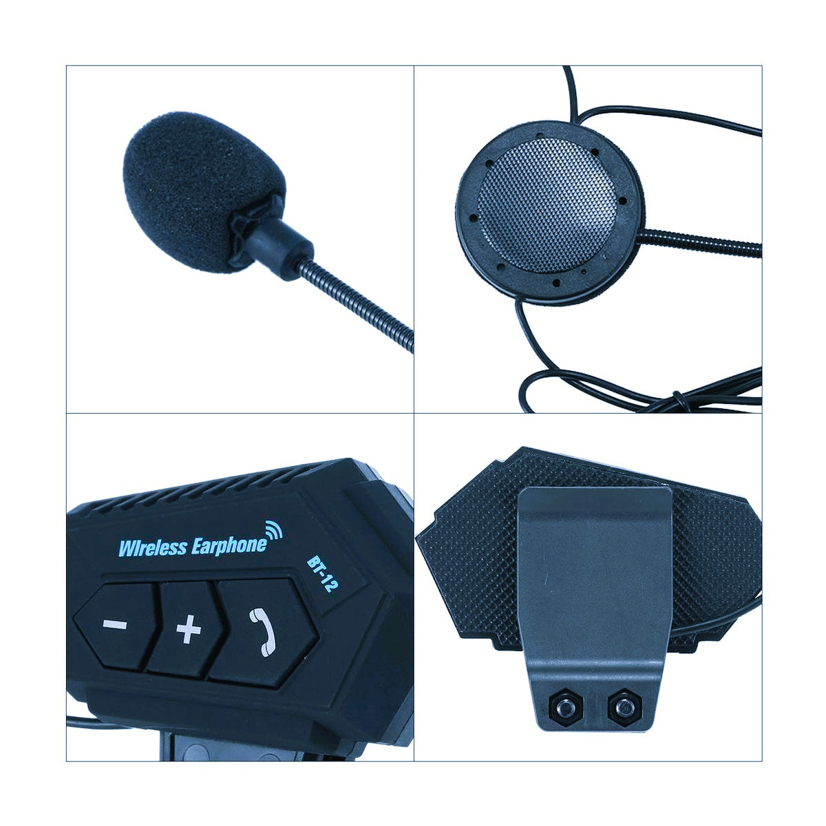 Intercomunicador Para Moto Bt12